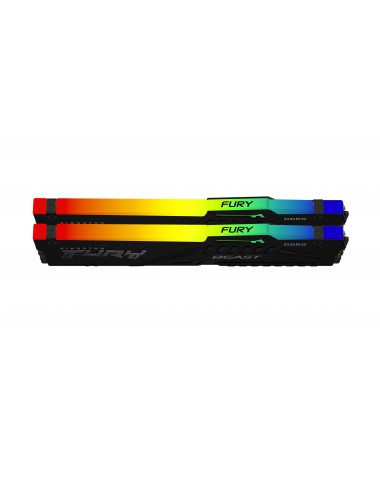 Kingston Technology FURY Beast 16 GB 6000 MT s DDR5 CL36 DIMM (Kit da 2 moduli) RGB EXPO