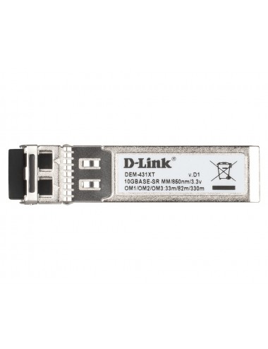 D-Link DEM-431XT module émetteur-récepteur de réseau Fibre optique 10000 Mbit s SFP+