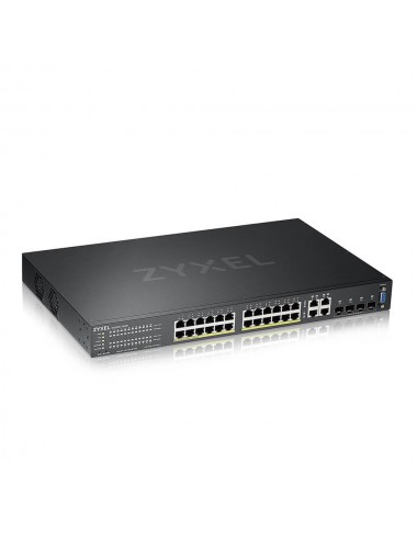 Zyxel GS2220-28HP-EU0101F switch di rete Gestito L2 Gigabit Ethernet (10 100 1000) Supporto Power over Ethernet (PoE) Nero