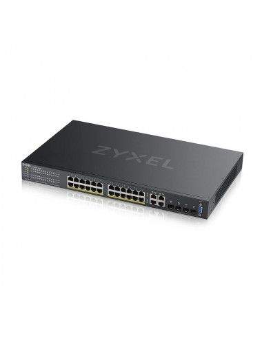 Zyxel GS2220-28HP-EU0101F commutateur réseau Géré L2 Gigabit Ethernet (10 100 1000) Connexion Ethernet, supportant