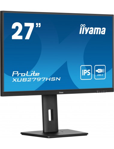 iiyama ProLite XUB2797HSN-B1 pantalla para PC 68,6 cm (27") 1920 x 1080 Pixeles Full HD LED Negro