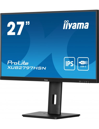 iiyama ProLite XUB2797HSN-B1 écran plat de PC 68,6 cm (27") 1920 x 1080 pixels Full HD LED Noir