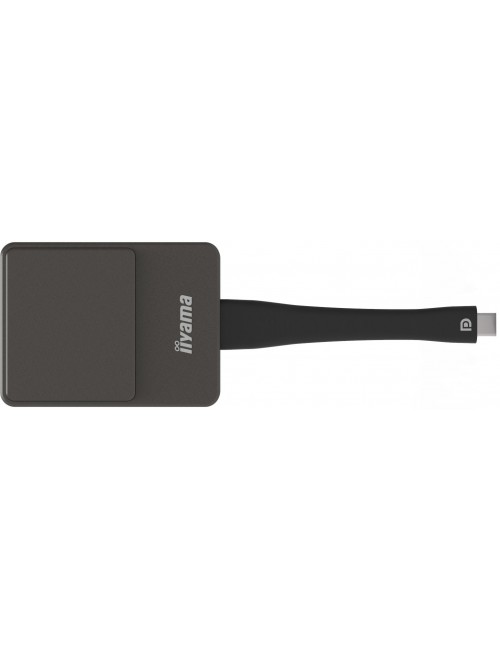 iiyama WP D002C connecteur de télévision intelligent USB 4K Ultra HD Noir, Argent