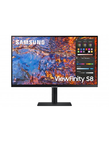 Samsung ViewFinity S8 S80PB LED display 81,3 cm (32") 3840 x 2160 pixels 4K Ultra HD Noir