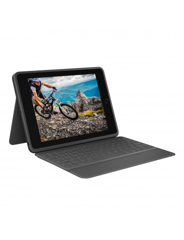 Logitech Rugged Folio Graphite Smart Connector AZERTY Français