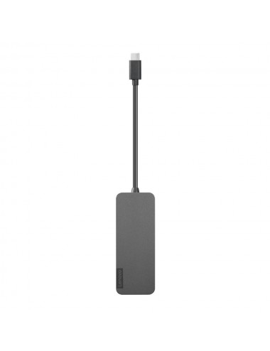 Lenovo 4X90X21427 station d'accueil USB 3.2 Gen 2 (3.1 Gen 2) Type-C Gris