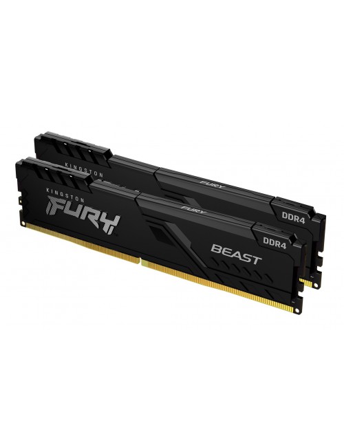 Kingston Technology FURY 16Go 2666MT s DDR4 CL16 DIMM (Kit de 2) Beast Black