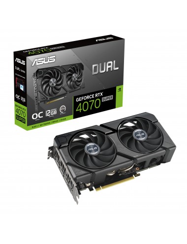 ASUS Dual -RTX4070S-O12G-EVO NVIDIA GeForce RTX 4070 SUPER 12 Go GDDR6X