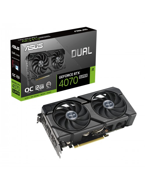 ASUS Dual -RTX4070S-O12G-EVO NVIDIA GeForce RTX 4070 SUPER 12 GB GDDR6X