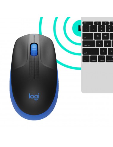 Logitech M190 Full-Size Wireless Mouse