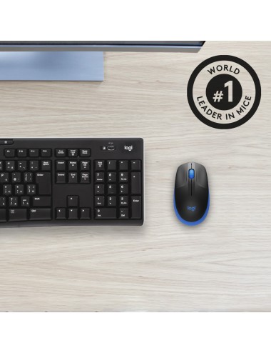 Logitech M190 ratón Ambidextro RF inalámbrico Óptico 1000 DPI