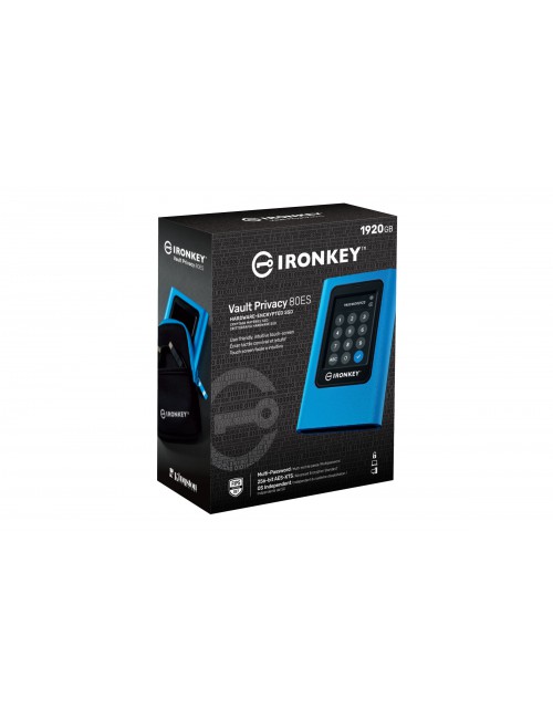 Kingston Technology IronKey 1920GB Vault Privacy 80 XTS-AES 256-bit SSD esterno crittografato