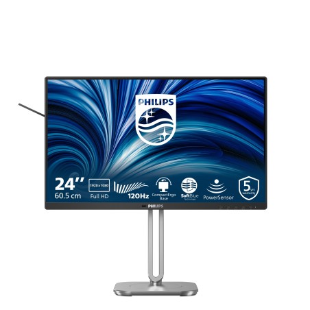 Philips 4000 series 24B2N4200 00 écran plat de PC 60,5 cm (23.8") 1920 x 1080 pixels Full HD LCD Gris