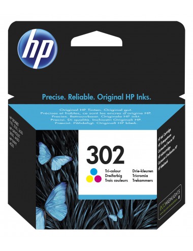 HP Cartucho de tinta original 302 tricolor