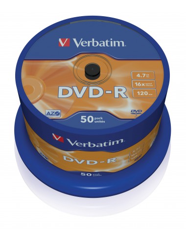 Verbatim DVD-R Matt Silver 4,7 GB 50 pz