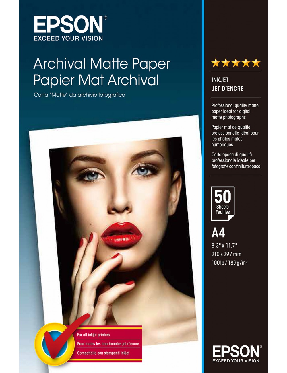 Epson Archival Matte Paper - A4 - 50 hojas