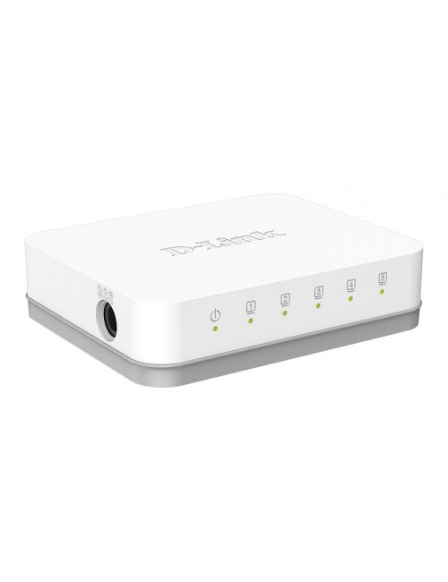 D-Link GO-SW-5G Non gestito Gigabit Ethernet (10 100 1000) Bianco