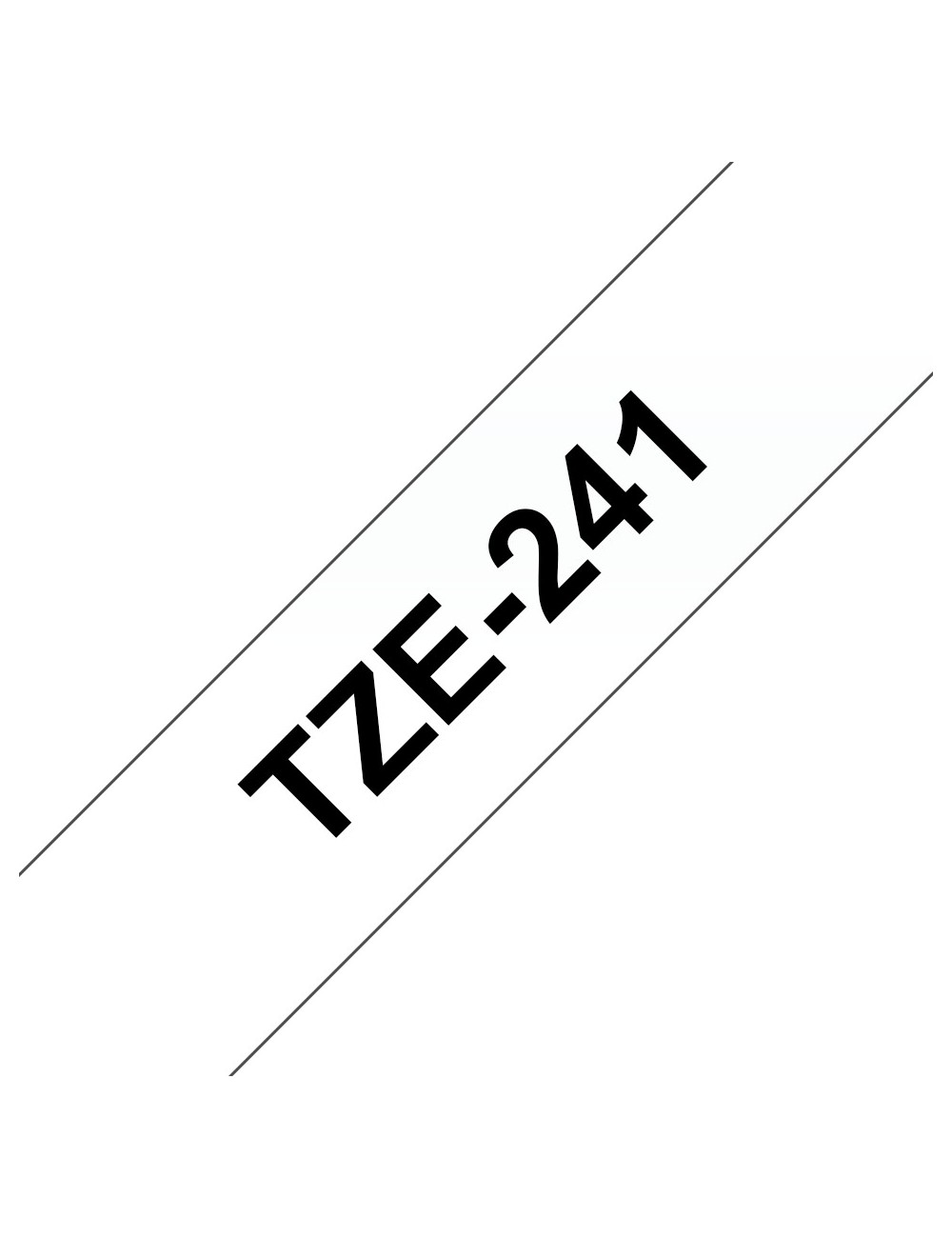 Brother TZE-241 ruban d'étiquette Noir sur blanc