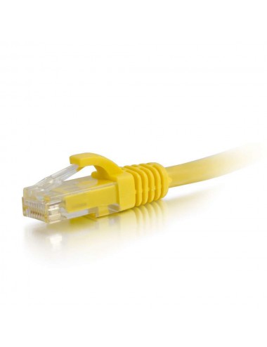 C2G Câble de raccordement réseau Cat6 avec gaine non blindé (UTP) de 2 M - Jaune