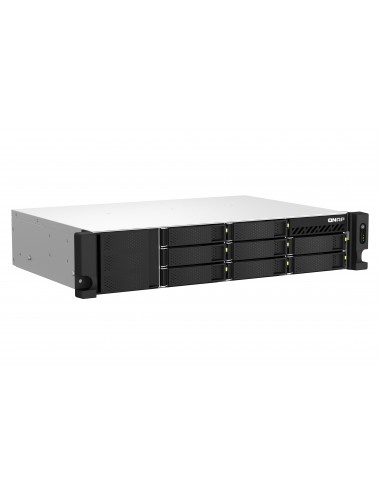 QNAP TS-873AeU-RP NAS Armadio (2U) Collegamento ethernet LAN Nero V1500B