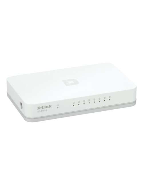 D-Link GO-SW-8G E switch No administrado Gigabit Ethernet (10 100 1000) Blanco