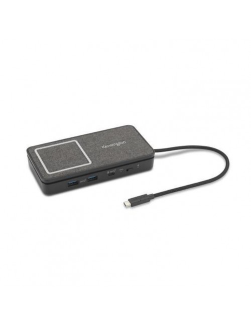 Kensington Replicador móvil USB-C SD1700P con dos salidas 4K y carga Qi alimentación pass-through de 100 W