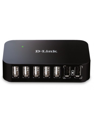 D-Link DUB-H7 USB 2.0 Type-B 480 Mbit s Nero