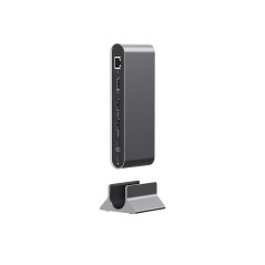 Acer HP.DSCAB.022 station d'accueil Avec fil USB 3.2 Gen 1 (3.1 Gen 1) Type-C Argent