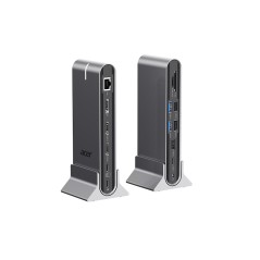 Acer HP.DSCAB.022 station d'accueil Avec fil USB 3.2 Gen 1 (3.1 Gen 1) Type-C Argent