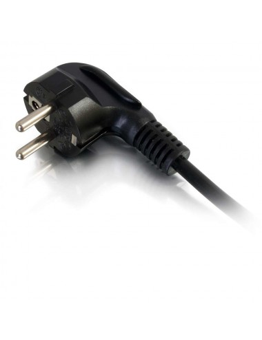 C2G Cable de alimentación europeo para portátil, 1 m (CEE 7 7 a IEC 60320 C5)