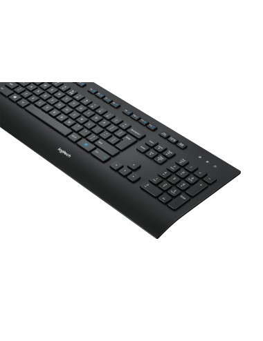 Logitech K280E Pro f Business teclado USB AZERTY Francés Negro