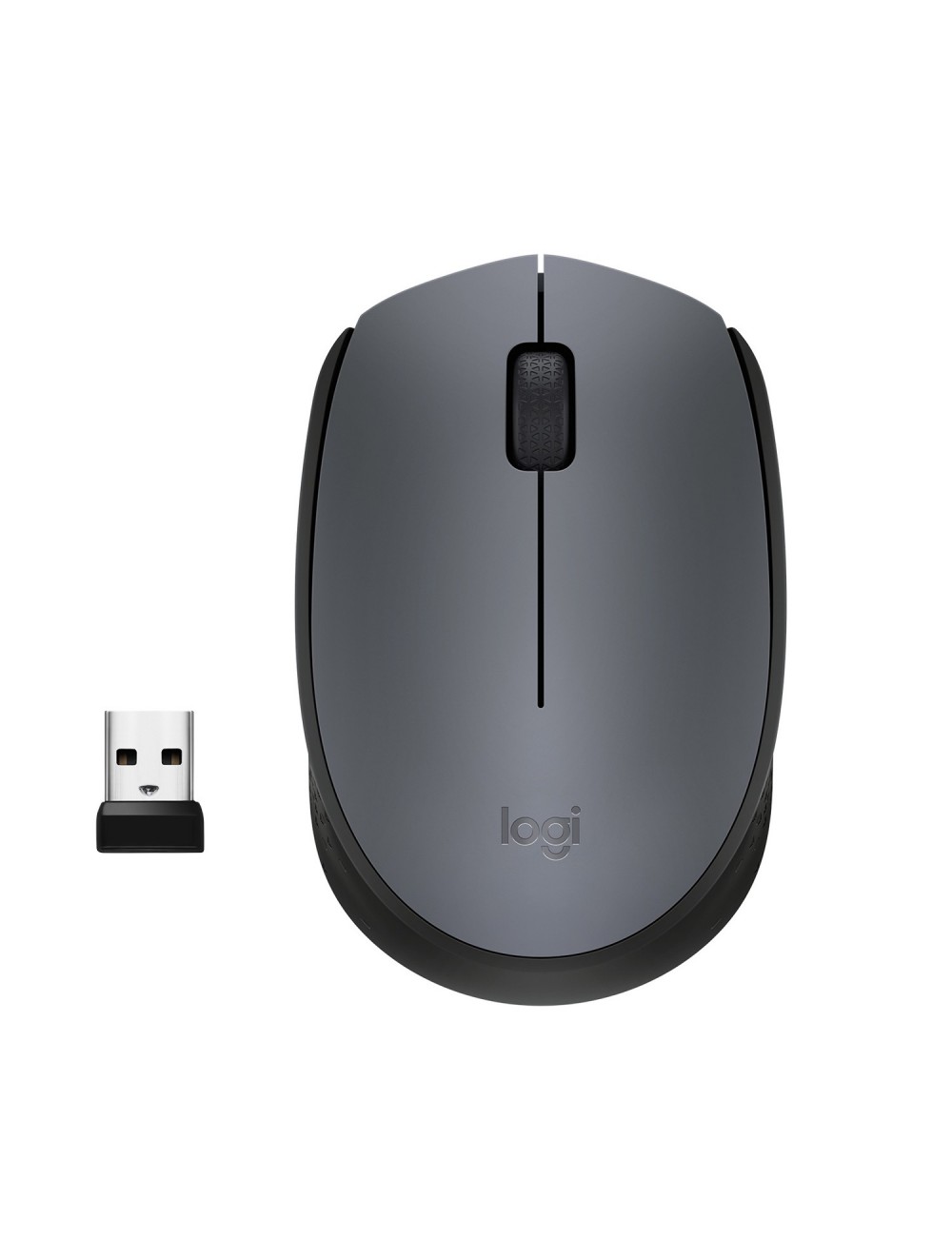 Logitech M170 Grey-K souris Ambidextre RF sans fil Optique 1000 DPI