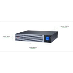 APC Easy UPS SRV - Onduleur on-line 2kVA Bat Lithium-Ion Tour Rack 1 ph 230V - IEC
