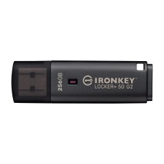 Kingston Technology IronKey 256 Go Locker Plus 50 G2, FIPS 197, AES-256