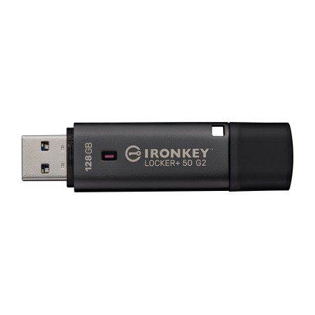 Kingston Technology IronKey 128 Go Locker Plus 50 G2, FIPS 197, AES-256