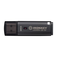 Kingston Technology IronKey 64 Go Locker Plus 50 G2, FIPS 197, AES-256