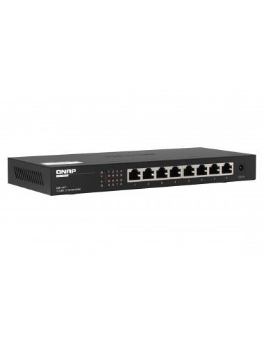 QNAP QSW-1108-8T switch di rete Non gestito 2.5G Ethernet (100 1000 2500) Nero