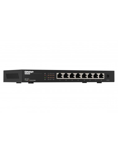 QNAP QSW-1108-8T switch di rete Non gestito 2.5G Ethernet (100 1000 2500) Nero