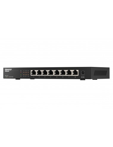 QNAP QSW-1108-8T switch di rete Non gestito 2.5G Ethernet (100 1000 2500) Nero