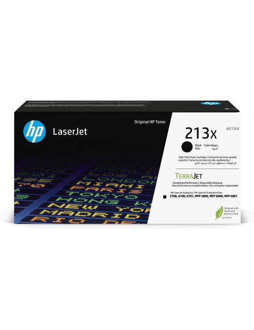 HP 213X Toner LaserJet authentique Grande capacité Noir