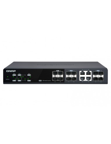 QNAP QSW-M1204-4C switch di rete Gestito 10G Ethernet (100 1000 10000) Nero