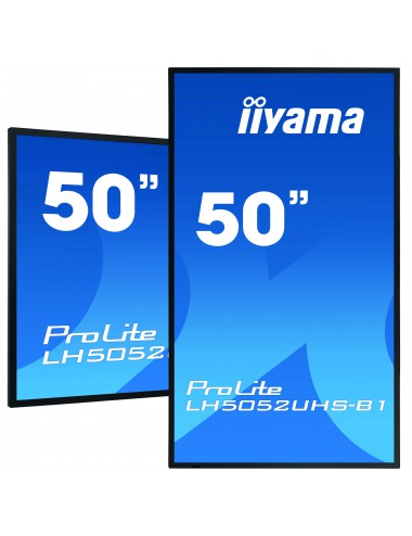 iiyama LH5052UHS-B1 visualizzatore di messaggi Pannello piatto per segnaletica digitale 125,7 cm (49.5") VA 500 cd m² 4K Ultra