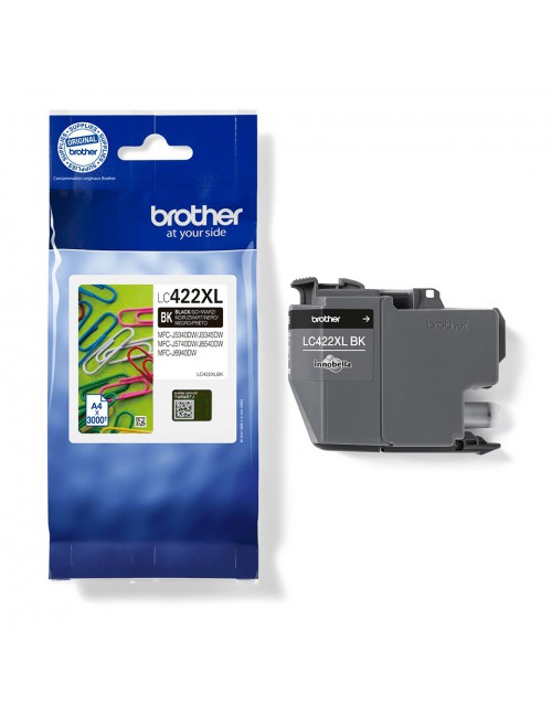 Brother LC-422XLBK cartuccia d'inchiostro 1 pz Originale Resa elevata (XL) Nero