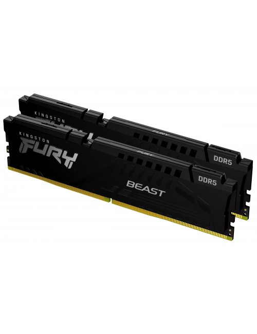 Kingston Technology FURY Beast 64 GB 5200 MT s DDR5 CL40 DIMM (Kit da 2) Black