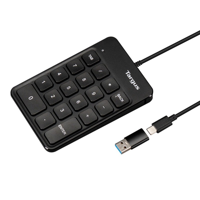 Targus AKP13GL clavier numérique Universel USB Noir
