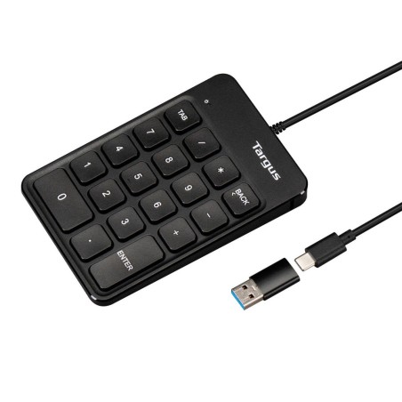 Targus AKP13GL clavier numérique Universel USB Noir