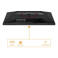 AOC G4 24G4ZR/02 écran plat de PC 60,5 cm (23.8") 1920 x 1080 pixels Noir, Rouge