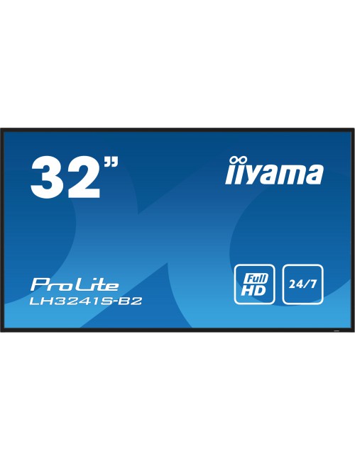 iiyama LH3241S-B2 affichage de messages En forme de kiosk 80 cm (31.5") LED 350 cd m² Full HD Noir 24 7