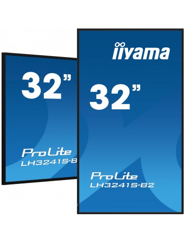 iiyama LH3241S-B2 pantalla de señalización Diseño de quiosco 80 cm (31.5") LED 350 cd m² Full HD Negro 24 7