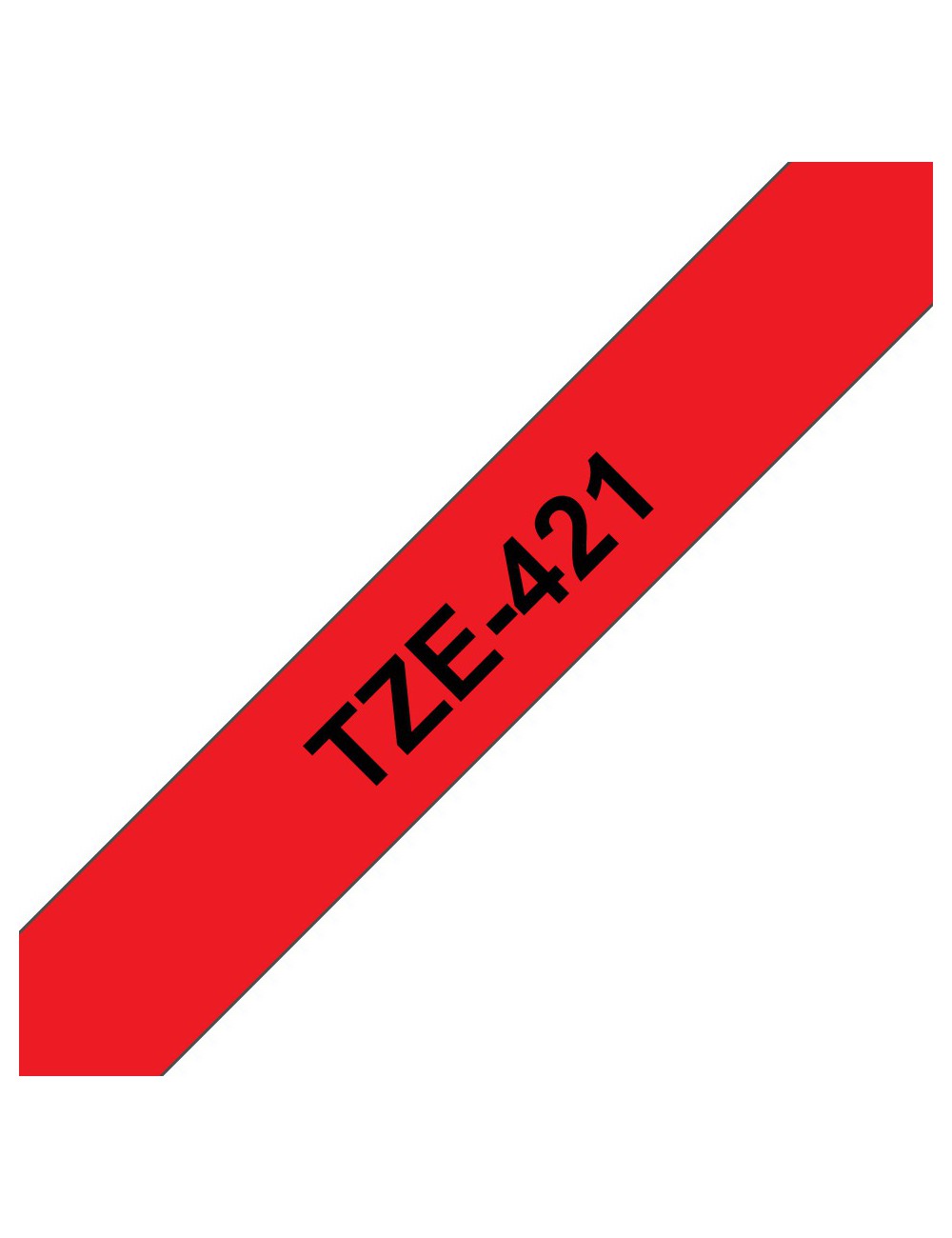 Brother TZE-421 cinta para impresora de etiquetas Negro sobre rojo